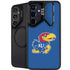 University of Kansas Jayhawks Mascot Outline Galaxy S25 Kickstand Case